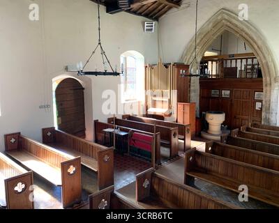 GREATWORTH Northamptonshire Greatworth History Church Village Pargiter Washington Armey sposò un vecchio posto di famiglia all'interno della residenza locale Foto Stock