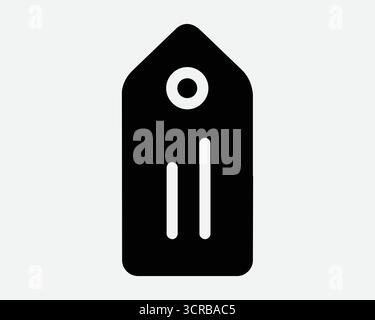 Etichetta etichetta icona prezzo adesivo con foro promozione sconto acquisto al dettaglio materiale promozionale prodotto simbolo forma articolo Illustrazione Vettoriale