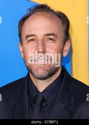 Hollywood, Stati Uniti. 29 settembre 2025. HOLLYWOOD, LOS ANGELES, CALIFORNIA, USA - SETTEMBRE 29: Derek Cianfrance arriva alla prima di Los Angeles del 'Roofman' della Paramount Pictures tenutasi al Paramount Theatre ai Paramount Pictures Studios il 29 settembre 2025 a Hollywood, Los Angeles, California, Stati Uniti. (Foto di Xavier Collin/Image Press Agency) credito: Image Press Agency/Alamy Live News Foto Stock