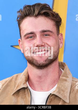 Hollywood, Stati Uniti. 29 settembre 2025. HOLLYWOOD, LOS ANGELES, CALIFORNIA, USA - SETTEMBRE 29: Harry Jowsey arriva alla prima di Los Angeles del 'Roofman' della Paramount Pictures tenutasi al Paramount Theatre ai Paramount Pictures Studios il 29 settembre 2025 a Hollywood, Los Angeles, California, Stati Uniti. (Foto di Xavier Collin/Image Press Agency) credito: Image Press Agency/Alamy Live News Foto Stock