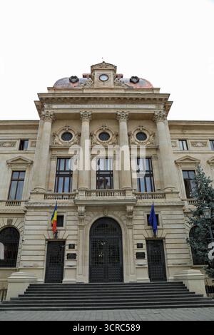 La Banca nazionale di Romania a Bucarest Foto Stock