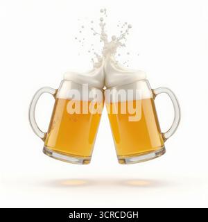 Raccolta di foto e immagini della birra Foto Stock