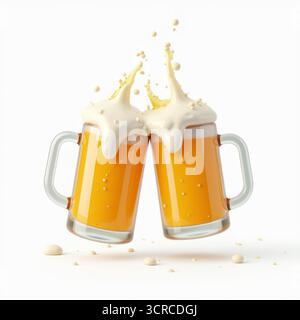 Raccolta di foto e immagini della birra Foto Stock