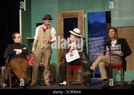 Henning Wolff (Louis Harvey), Thilo Herrmann (Prof. Marcus), Pablo Nina Toculescu (Willie Knoxton), Silvio Hildebrandt (Dr. Courtenay), LADYKILLERS, tel Foto Stock