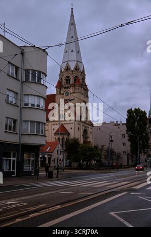 LODZ, POLONIA 13 SETTEMBRE 2025: Lodz, bellissima città della Polonia in Europa. Foto Stock