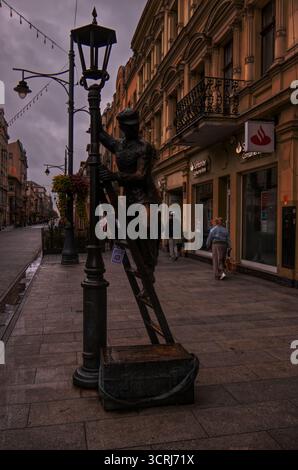 LODZ, POLONIA 13 SETTEMBRE 2025: Lodz, bellissima città della Polonia in Europa. Foto Stock