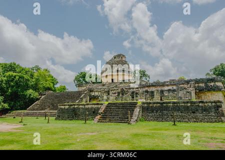 Sole estivo a Chichen itza Foto Stock