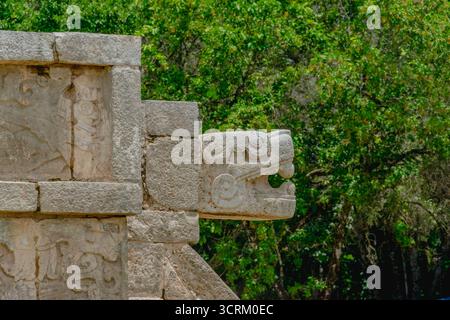 Sole estivo a Chichen itza Foto Stock