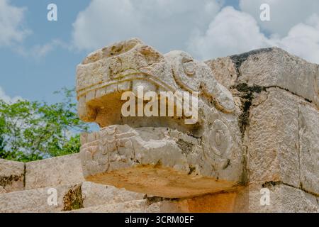 Sole estivo a Chichen itza Foto Stock