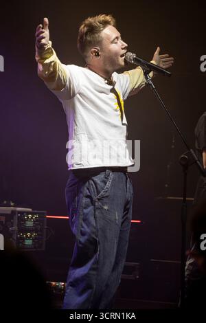 BARCELLONA, ESPAÑA – SETTEMBRE 30. Alfa en concierto en la sala Apolo el 30 de septiembre de 2025 en Barcelona, España. (Foto por Fernando Pérez) Foto Stock