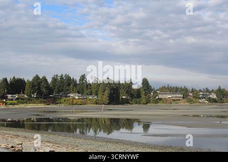 Spiaggia di Parksville, Vancouver Island Foto Stock