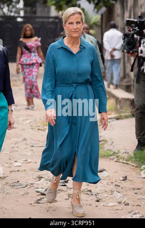 EMBARGO AL 1935 GIOVEDÌ 2 OTTOBRE la Duchessa di Edimburgo a Kinshasa, Repubblica Democratica del Congo. Data foto: Mercoledì 1 ottobre 2025. Foto Stock