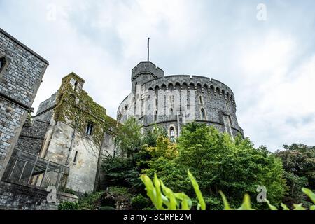 Castello di Windsor - Patrimonio e Maestà senza tempo Foto Stock