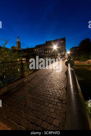 Passerelle de l'Abrevoir, Strasburgo, Francia. Foto Stock