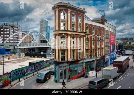 Flat Iron Building, 6 – 8 GREAT EASTERN STREET, LONDRA, EC2A Londra, Regno Unito Foto Stock