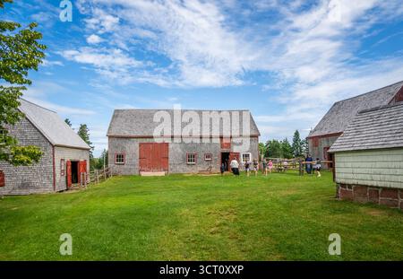 Orwell Corner Historic Village un affascinante villaggio storico che raffigura la vita negli anni '1890 sull'Isola del Principe Edoardo, Canada Foto Stock