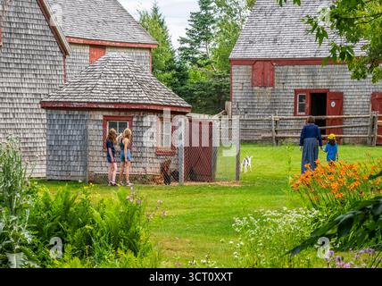 Orwell Corner Historic Village un affascinante villaggio storico che raffigura la vita negli anni '1890 sull'Isola del Principe Edoardo, Canada Foto Stock