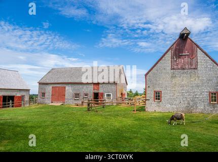 Orwell Corner Historic Village un affascinante villaggio storico che raffigura la vita negli anni '1890 sull'Isola del Principe Edoardo, Canada Foto Stock