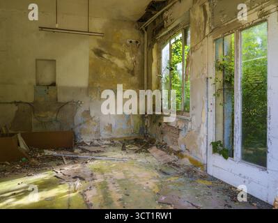 Sito militare abbandonato penisola di Wustrow Mar Baltico Germania Foto Stock