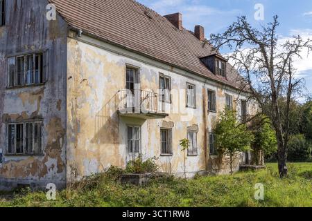Sito militare abbandonato penisola di Wustrow Mar Baltico Germania Foto Stock