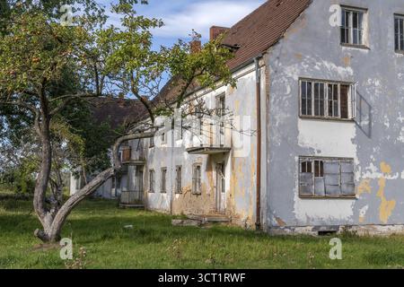 Sito militare abbandonato penisola di Wustrow Mar Baltico Germania Foto Stock