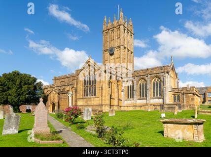 Chiesa di Santa Maria, Ilminster, Somerset, Inghilterra, Regno Unito Foto Stock