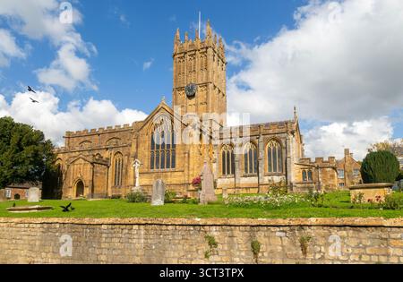 Chiesa di Santa Maria, Ilminster, Somerset, Inghilterra, Regno Unito Foto Stock