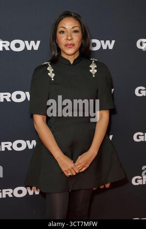 Londra, Regno Unito. 5 ottobre 2025. Kathryn Drysdale ha partecipato alla proiezione speciale di "GROW" tenutasi al Mayfair Hotel. Londra, Regno Unito . 5 ottobre 2025 . Crediti: Alan D West/Alamy Live News Foto Stock