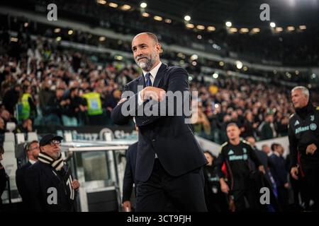 Torino, Italia. 27 settembre 2025. L'allenatore della Juventus Igor Tudor durante la partita di calcio di serie A tra Juventus e Milan allo Stadio Allianz di Torino - domenica 05 ottobre 2025. Sport - calcio . (Foto di Marco Alpozzi/Lapresse) credito: LaPresse/Alamy Live News Foto Stock