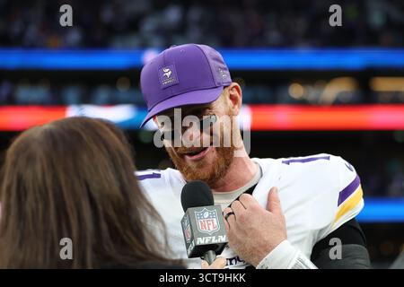 Tottenham Hotspur Stadium, Londra, Regno Unito. 5 ottobre 2025. NFL UK Football, Minnesota Vikings contro Cleveland Browns; credito: Action Plus Sports/Alamy Live News Foto Stock