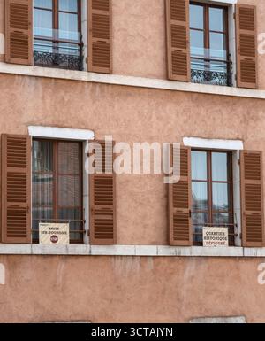 Annecy, Francia. Scene intorno ad Annecy, la città alpina nel sud-est della Francia. Foto Stock
