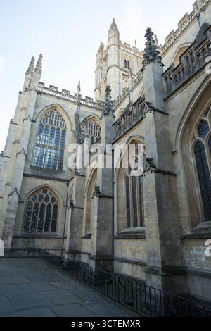 Abbazia di Bath chiesa Foto Stock
