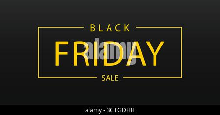 Strategie di progettazione di illustrazioni creative per il Black Friday Illustrazione Vettoriale