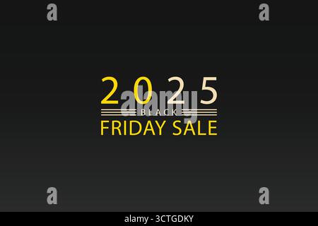 Strategie di progettazione di illustrazioni creative per il Black Friday Illustrazione Vettoriale