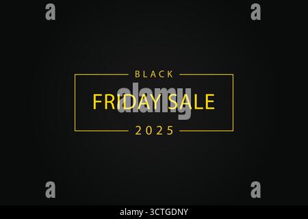Strategie di progettazione di illustrazioni creative per il Black Friday Illustrazione Vettoriale