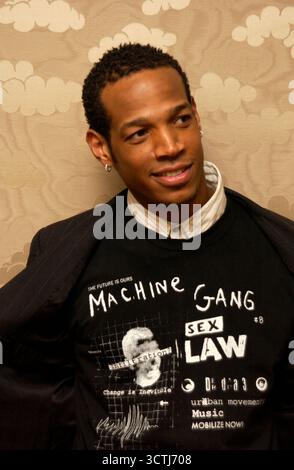 Marlon Wayans a una conferenza stampa per i Ladykillers. Hotel St.Regis, Los Angeles, 12 marzo 2004 Foto Stock