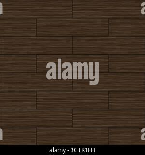 Splendido sfondo senza interruzioni. Consistenza realistica dei pannelli di legno Illustrazione Vettoriale
