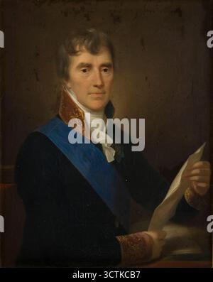 Ritratto di Stanislaw Wodzicki, 1819. Foto Stock