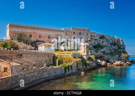 Forte Teglia. Isola di Pianosa, Arcipelago Toscano, Livorno, Italia. Foto Stock