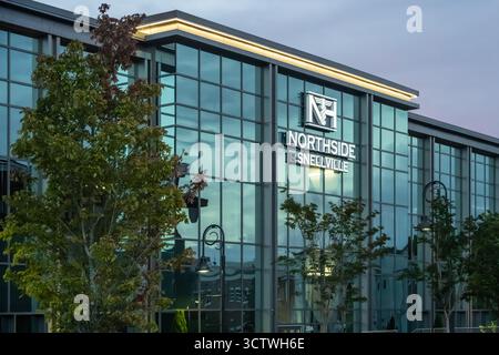 Northside Snellville Medical Center, una filiale del sistema sanitario del Northside Hospital della Metro Atlanta, a Snellville, Georgia. (USA) Foto Stock