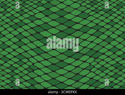 Design astratto della pelle del serpente, sfondo dell'illustrazione vettoriale. illustrazione del design della pelliccia della fauna selvatica. Illustrazione Vettoriale