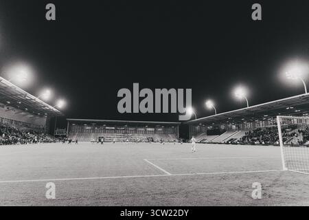 Manchester, Regno Unito, 8 ottobre 2025: Leigh Sports Village Hub durante il Manchester United vs. Valerenga FC nella UEFA Women's Champions League al Leigh Sports Hub crediti: Adam Edwards/Alamy Live News Foto Stock