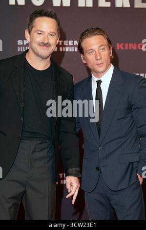 Scott Cooper e Jeremy Allen White bei der Premiere des Kinofilms "Springsteen: Delivermi dal nulla" in Zoo Palast. Berlino, 08.10.2025 Foto Stock
