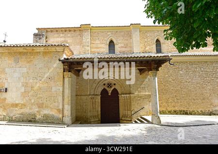 Brihuega, chiesa di Santa María de la Peña (cistercense, XIII secolo). Castilla-la Mancha, Spagna. Foto Stock
