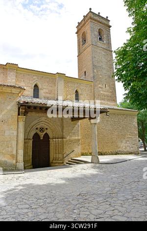 Brihuega, chiesa di Santa María de la Peña (cistercense, XIII secolo). Castilla-la Mancha, Spagna. Foto Stock