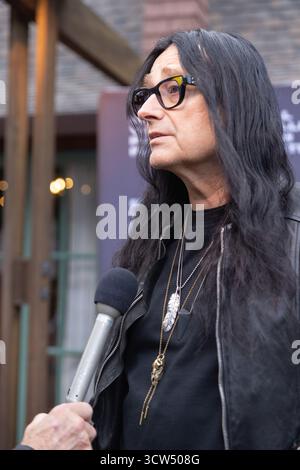 Mill Valley, Stati Uniti. 09 ottobre 2025. Il regista Jonas Akerlund partecipa alla prima della West Coast del documentario “metallica Saved My Life” durante il 48° Mill Valley Film Festival all'Outdoor Art Club il 9 ottobre 2025 a Mill Valley, California. Foto: Picture Happy/imageSPACE per CAFILM credito: Imagespace/Alamy Live News Foto Stock