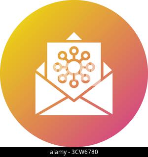 Illustrazione della progettazione dell'icona del vettore di connessione Illustrazione Vettoriale