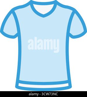 Illustrazione del design dell'icona del vettore della maglietta Illustrazione Vettoriale