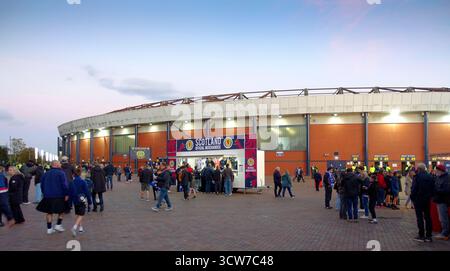 Hampden Park, Glasgow Foto Stock