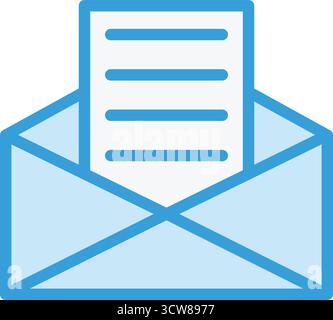 Illustrazione di progettazione dell'icona vettore inviluppo Illustrazione Vettoriale